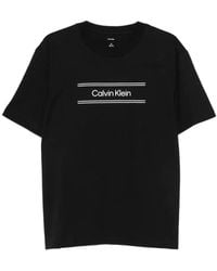Calvin Klein - Logo-Print T-Shirt - Lyst