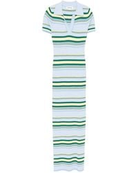 Monse - Striped Jacquard Maxi Dress - Lyst