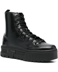PUMA X Dua Lipa Mayze Platform Boots in Black | Lyst