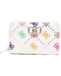 Guess - Emelie Logo-Plaque Wallet - Lyst