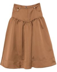 Ganni - Recycled Polyester Skirt - Lyst