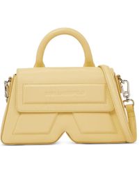 KARL LAGERFELD - Ikon/K Leather Tote Bag - Lyst
