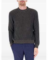 Paul & Shark - Ribbed-Knit Crew-Neck Sweater - Lyst