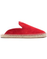 Lanvin - Suede Slip-On Mules - Lyst