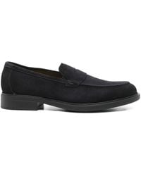 Doucal's - Penny-Slot Suede Loafers - Lyst