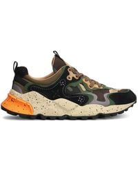 Flower Mountain - Rulis Camouflage-Print Panelled Sneakers - Lyst
