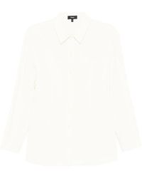 Theory - Crepe Seam Shirt - Lyst