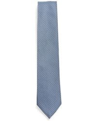 BOSS - Micro-Pattern Silk Tie - Lyst