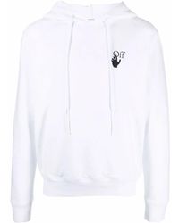 Off-White c/o Virgil Abloh - Arrows-Motif Long-Sleeve Hoodie - Lyst