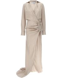 GIUSEPPE DI MORABITO - Buckle-Detail Maxi Dress - Lyst