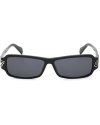 Blumarine - Gafas de sol con montura rectangular - Lyst