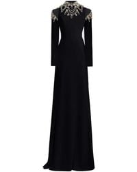 Gemy Maalouf - Crystal-Embellished Cut-Out Dress - Lyst