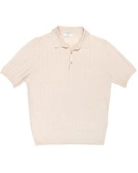 Boglioli - Polo En Maille À Design Côtelé - Lyst