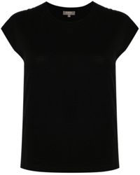 N.Peal Cashmere - Round-neck Short-sleeve T-shirt - Lyst