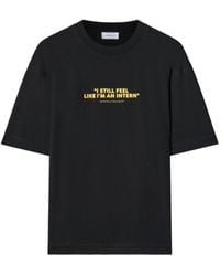 Off-White c/o Virgil Abloh - T-shirt Met Print - Lyst