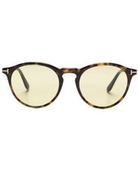 Tom Ford - Aurele Panto-frame Sunglasses - Men's - Acetate - Lyst