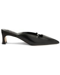 BY FAR - Leda Square-Toe Mules - Lyst