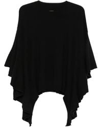 Uma Wang - Ruffled Cape-Sleeve Jumper - Lyst