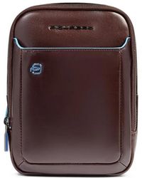 Piquadro - Logo-Plaque Ipad Cross Body Bag - Lyst