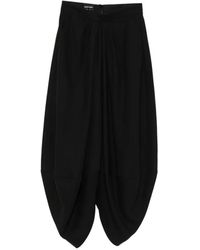 Giorgio Armani - Jupe Mi-Longue Zippée À Design Drapé - Lyst
