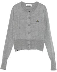 Vivienne Westwood - Bea Cardigan mit Logo-Stickerei - Lyst