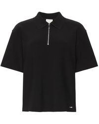 Calvin Klein - Zip-Fastening Polo-Collar Top - Lyst
