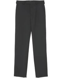 Rier - Tourbe Rustic Fitted Virgin-Wool Trousers - Lyst
