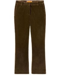 La DoubleJ - 24/7 Fluwelen Flared Broek - Lyst