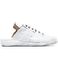 Maison Margiela - Replica Cut-Out Paint-Effect Sneakers - Lyst