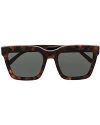 Retrosuperfuture - Tortoiseshell-effect Square-frame Sunglasses - Lyst