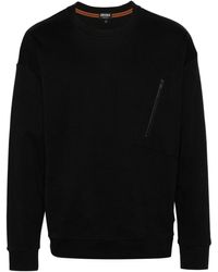 Zegna - Sweatshirt mit Reißverschlusstasche - Lyst