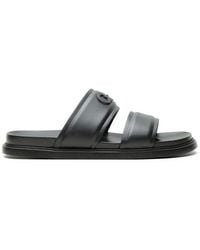 Ferragamo - Gancini Double-Strap Sandals - Lyst