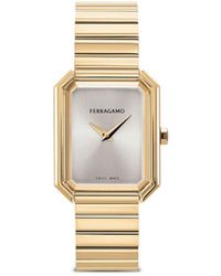 Ferragamo - Crystal Tank 33.5mm Horloge - Lyst