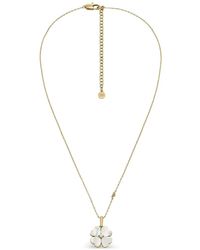 Emporio Armani - Collier Clover En Nacre - Lyst