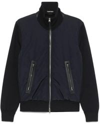 Tom Ford - Bomberjacke Mit Kontrasteinsätzen - Lyst