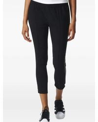 adidas - Three-Stripe Panel Trousers - Lyst