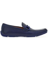 Ferragamo - Driver Gancini-Plaque Loafers - Lyst