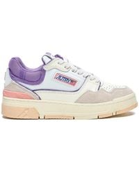 Autry - Round-Toe Suede Sneakers - Lyst