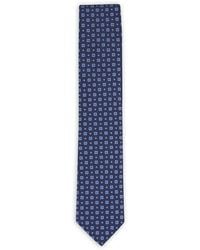 Eton - Geometric-Print Silk Tie - Lyst