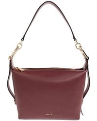 Furla - Tonie Leather Shoulder Bag - Lyst