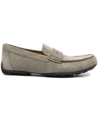 Geox - Kosmopolis Suede Loafers - Lyst