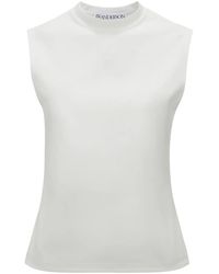 JW Anderson - Embroidered Logo Tank Top - Lyst