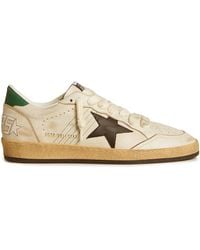 Golden Goose - Ball Star Trainers With Leather Star And Leather Heels Tab - Lyst