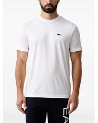 EA7 - Logo-Detail T-Shirt - Lyst