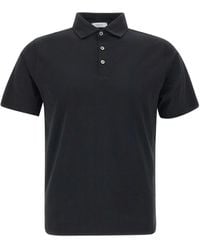 Diktat - Short-Sleeve Cotton Polo Shirt - Lyst