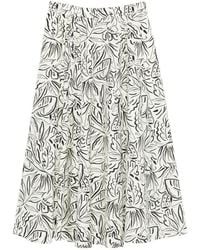 Aspesi - Patterned Skirt - Lyst