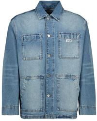 IRO - Washed Denim Jacket - Lyst