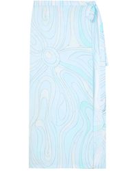 PUCCI - Kaftan mit Marmo-Print - Lyst