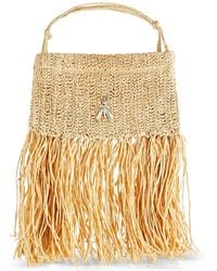 Patrizia Pepe - Fringed Fly-Logo Shoulder Bag - Lyst