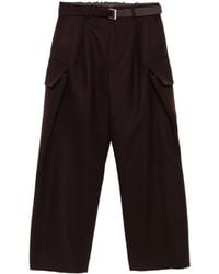 Sacai - Belted Cargo Trousers - Lyst